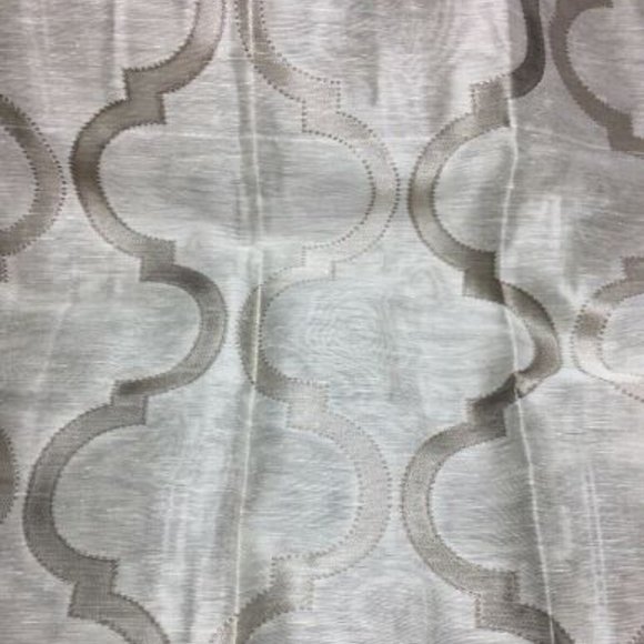 NWOT Softline Delilah Stone Beige Natural Grommet Top Single Curtain Panel - Picture 5 of 5